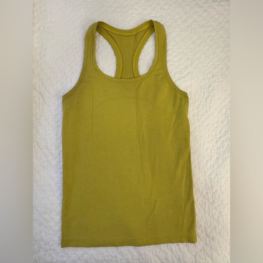 Green Lululemon Tank Size 4